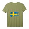 Schweden Herren Elch Sverige Sweden Malmö Norden Wikinger T-Shirt – Skandinavisches Design für Fans & Urlauber