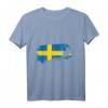 Schweden Herren Elch Sverige Sweden Malmö Norden Wikinger T-Shirt – Skandinavisches Design für Fans & Urlauber
