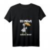 Damen Möwe Scheiß drauf T-Shirt - Nordsee Ostsee, Lustiges Meer-Motiv für Meerliebhaber & Genervte, Perfekt für Geburtstag & Party