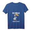Damen Möwe Scheiß drauf T-Shirt - Nordsee Ostsee, Lustiges Meer-Motiv für Meerliebhaber & Genervte, Perfekt für Geburtstag & Party
