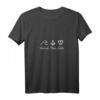 Damen Meer & Liebe T-Shirt mit V-Ausschnitt – Norddeutschland, Heimat & Meerliebe, Maritimes Design als Geschenk für Meer- und Reiseliebhaber