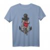 Moin Moin Anker Nordsee T-Shirt – Lustiges Küstenmotiv für Nordlichter, Leuchtturm Fan & Meeresliebhaber