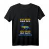 Damen Schweden Spruch Ich muss gar nix Ich muss nur nach Schweden T-Shirt mit V-Ausschnitt – Lustiges Geschenk für Schweden-Fans & Reisebegeisterte