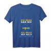 Damen Schweden Spruch Ich muss gar nix Ich muss nur nach Schweden T-Shirt mit V-Ausschnitt – Lustiges Geschenk für Schweden-Fans & Reisebegeisterte