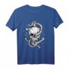 Anker mit Totenkopf - Norddeutschland Langarmshirt als Geschenk für Norddeutsche, Plattdeutsch Fans und Heimatliebhaber