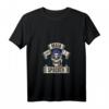 Damen Moin Ihr Spacken! Lustiges Norddeutschland T-Shirt mit Totenkopf und V-Ausschnitt – Perfekt für Küstenliebhaber & Nordsee-Fans