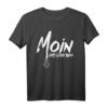 Moin Ihr Spacken Nordsee Norden Plattdeutsch Anker Spruch T-Shirt – Lustiges Geschenk für Norddeutsche, Ostfriesen & Küstenfans