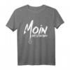 Moin Ihr Spacken Nordsee Norden Plattdeutsch Anker Spruch T-Shirt – Lustiges Geschenk für Norddeutsche, Ostfriesen & Küstenfans
