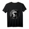 Wikinger Odins Wölfe GERI und Freki Nord Motiv T-Shirt - Unisex Grafik Shirt für Mythologie Fans, Geburtstags- & Weihnachtsgeschenk