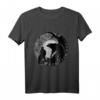 Wikinger Odins Wölfe GERI und Freki Nord Motiv T-Shirt - Unisex Grafik Shirt für Mythologie Fans, Geburtstags- & Weihnachtsgeschenk