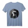 Wikinger Odins Wölfe GERI und Freki Nord Motiv T-Shirt - Unisex Grafik Shirt für Mythologie Fans, Geburtstags- & Weihnachtsgeschenk