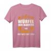 Reicht mir der Würfel, der König will spielen! - Humorvolles Gesellschaftsspiel T-Shirt für Männer zum Geburtstag & Vatertag
