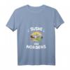 Damen Sushi des Nordens Matjes Fischbrötchen T-Shirt mit V-Ausschnitt – Lustiges Geschenk für Fischliebhaber & Norddeutsche