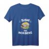 Damen Sushi des Nordens Matjes Fischbrötchen T-Shirt mit V-Ausschnitt – Lustiges Geschenk für Fischliebhaber & Norddeutsche