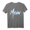 Moin Ihr Spacken Nordsee Norden Plattdeutsch Anker Spruch T-Shirt – Lustiges Heimat- und Küstenshirt für Norddeutsche & Ostfriesen