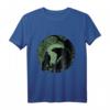 Wikinger Odins Wölfe GERI und Freki Nord Grafik Motiv T-Shirt - Unisex Mode für Fans von Mythologie, Wölfen und Wikinger-Designs