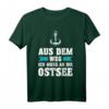 Ostsee Meer Urlaub T-Shirt mit Anker und Möwe – Perfekt für Nordsee-Urlaub, Segler & Kapitäne, Hamburg & Schleswig-Holstein Fans