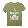 Ostsee Meer Urlaub T-Shirt mit Anker und Möwe – Perfekt für Nordsee-Urlaub, Segler & Kapitäne, Hamburg & Schleswig-Holstein Fans