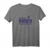 Damen Norddeutschland T-Shirt - Bei uns im Norden ist nicht alles flach! Originelles Geschenk für Norddeutsche & Freunde, perfekt für Freizeit, Arbeit & Urlaub