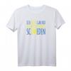 Urlaub Angeln Ich muss gar nix ich muss nur nach Schweden T-Shirt – Lustiges Schweden-Reise-Outfit für Angler und Urlauber