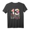 13. Geburtstag Mädchen T-Shirt - Lustiges floral gestaltetes Outfit für Teenager-Geburtstagsfeier & Party