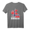 Ich muss nach Norwegen - Flagge & Fjorde T-Shirt für Norwegen Fans & Urlauber