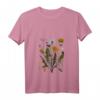 Damen Pusteblume Botanical T-Shirt mit V-Ausschnitt – Vintage Design für Botanikerinnen, Gärtnerinnen & Umweltbewusste