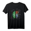 Gehirnwissenschaft Neurologie Geschenk Design Kunst Idee T-Shirt - Lustiges und Pädagogisches Gehirn-Design für Wissenschafts- und Kunstfans