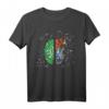 Gehirnwissenschaft Neurologie Geschenk Design Kunst Idee T-Shirt - Lustiges und Pädagogisches Gehirn-Design für Wissenschafts- und Kunstfans