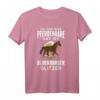 Olderburger Pferd Glitzer T-Shirt - Für Pferdeliebhaberinnen, Reiterinnen und Besitzerinnen mit Oldenburger Bezug