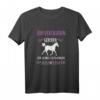 Zum Voltigieren geboren T-Shirt – Reitsport & Pferdefan Design für Reiter, Voltigierer & Pferdeliebhaber