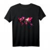 Fernweh T-Shirt mit Weltkarte – Perfektes Geschenk für Weltenbummler & Abenteurer, ideal für Weltreise und Reisen