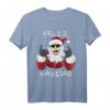Weihnachtsmann Rock Weihnachten Feliz Navidad T-Shirt - Cooles Design für Rock- und Metal-Fans, perfekt für die Winterferien und Weihnachtsgeschenke