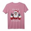 Weihnachtsmann Rock Weihnachten Feliz Navidad T-Shirt - Cooles Design für Rock- und Metal-Fans, perfekt für die Winterferien und Weihnachtsgeschenke