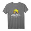 Rise and Shine its Powder Time Winter Snowboard Spruch T-Shirt - Perfekt für Extremsportler, Anfänger & Fortgeschrittene im Snowboarding