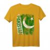 Pakistan Flagge T-Shirt für Damen, Herren und Kinder - Klassisch geschnitten, doppelt genähter Saum