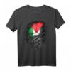 Proud Palästinensische Wurzeln Heritage T-Shirt mit gerissener Palästina-Flagge - Stolz auf Ihre Herkunft und Kultur