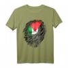 Proud Palästinensische Wurzeln Heritage T-Shirt mit gerissener Palästina-Flagge - Stolz auf Ihre Herkunft und Kultur