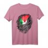 Proud Palästinensische Wurzeln Heritage T-Shirt mit gerissener Palästina-Flagge - Stolz auf Ihre Herkunft und Kultur