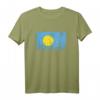 Palau-Flagge Geschenk für Fußballfans - Lässiges Vintage T-Shirt für Erwachsene und Kinder, Unterstützung bei Sportevents & patriotische Geschenke