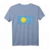 Palau-Flagge Geschenk für Fußballfans - Lässiges Vintage T-Shirt für Erwachsene und Kinder, Unterstützung bei Sportevents & patriotische Geschenke