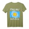 Republik Palau Palauische Flagge mit Delfinen T-Shirt – Perfekt für Surfer, Taucher & Strandurlauber