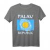 Republik Palau Palauische Flagge mit Delfinen T-Shirt – Perfekt für Surfer, Taucher & Strandurlauber