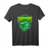 Bist Deppert - Muskulöses Krokodil in Panama T-Shirt für Outdoor & Fitness Enthusiasten, lustiges und motivierendes Tiermotiv