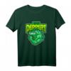 Bist Deppert - Muskulöses Krokodil in Panama T-Shirt für Outdoor & Fitness Enthusiasten, lustiges und motivierendes Tiermotiv
