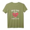 Damen Dieses Frau liebt ihren Paragleiter Paragliding Partner T-Shirt – Perfekt als Geschenk für Paragleiter, Fallschirmspringer & Gleitschirmflieger