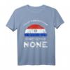 Halb Paraguayisch ist besser als keine DNA - Stolzes paraguayisches T-Shirt für US-Bürger, Paraguay-Freunde & kulturelle Feierlichkeiten
