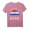 Halb Paraguayisch ist besser als keine DNA - Stolzes paraguayisches T-Shirt für US-Bürger, Paraguay-Freunde & kulturelle Feierlichkeiten