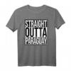 Straight Outta Paraguay T-Shirt – Lustiges Wortkunst-Design für Paraguay-Fans, Auswanderer und Heimatverbundene