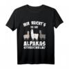 Alpaka und Lamas, Mir reichts ich geh Alpakas streicheln - Lustiges Langarmshirt für Tierliebhaber und Alpaka-Fans